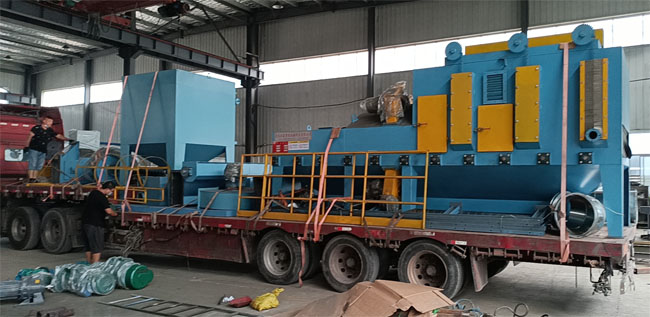 拋丸機(jī)裝車發(fā)貨現(xiàn)場 拋丸機(jī)裝車發(fā)貨現(xiàn)場